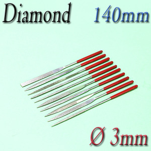 Diamond Files Set / 140mm