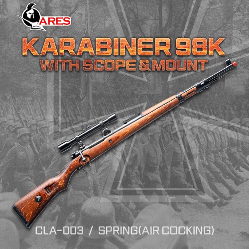 Karabiner 98K with Scope &amp; Mount / Real Wood